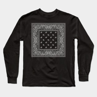 Bandanna Black Long Sleeve T-Shirt